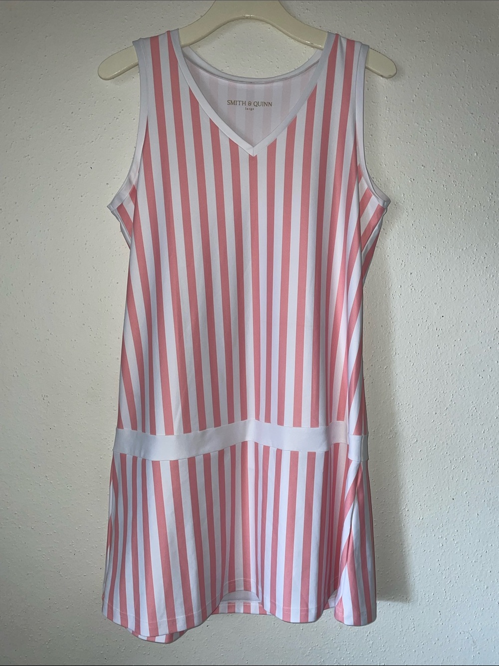 Smith & Quinn Pink and White Striped Dress